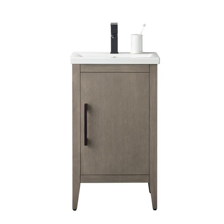 20'' Single Bathroom Vanity with Ceramic Top