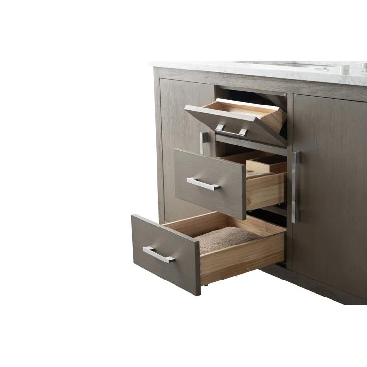 48'' Single Bathroom Vanity with Engineered Marble Top