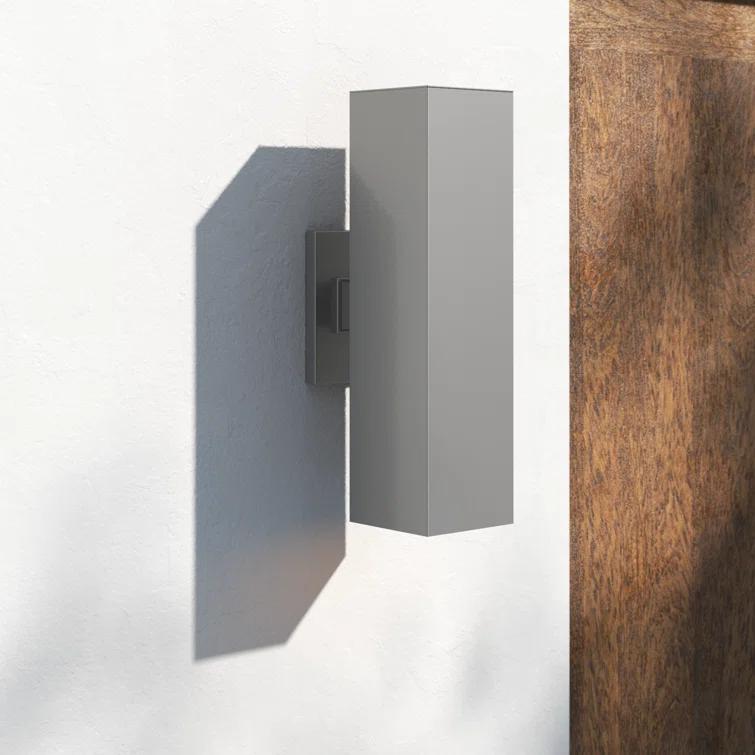 Dyer 2 Light Outdoor Aluminum Wall Light