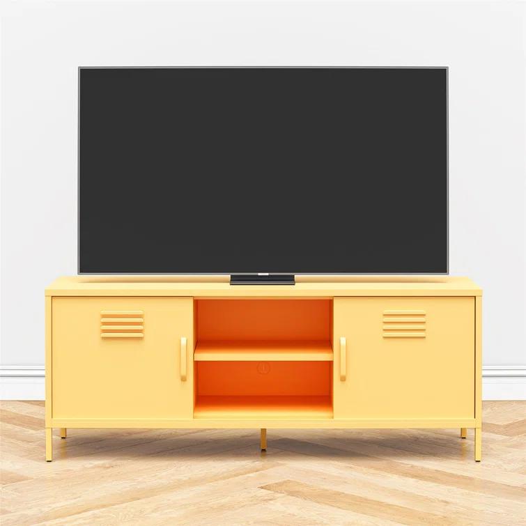 Cache Metal Locker-Style TV Stand for TVs up to 65"