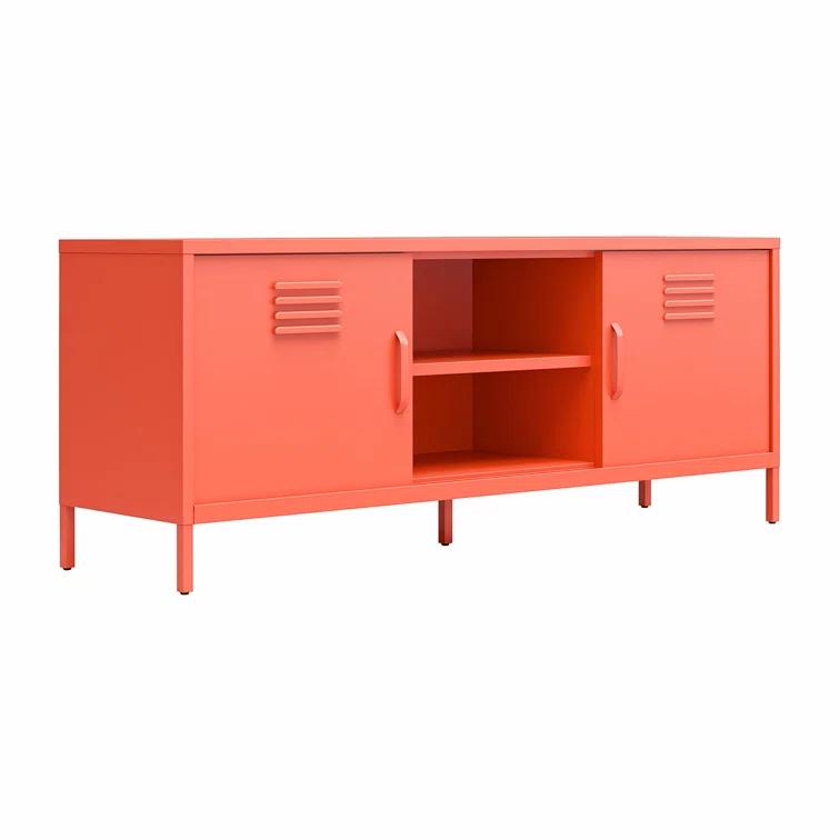 Cache Metal Locker-Style TV Stand for TVs up to 65"
