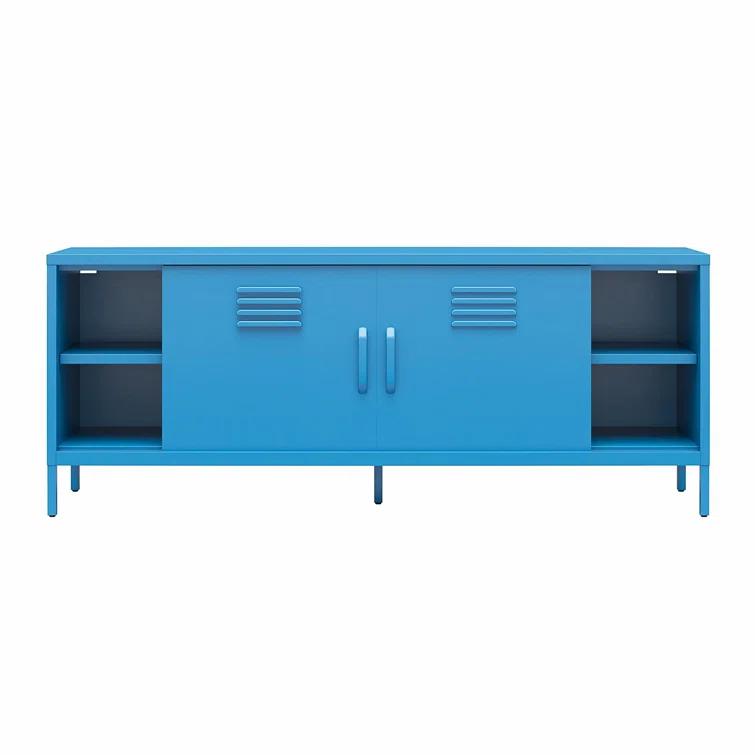 Cache Metal Locker-Style TV Stand for TVs up to 65"