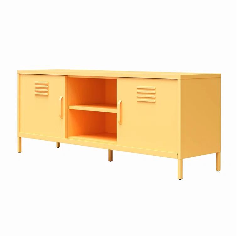 Cache Metal Locker-Style TV Stand for TVs up to 65"