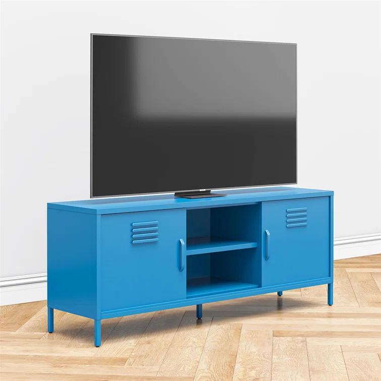 Cache Metal Locker-Style TV Stand for TVs up to 65"
