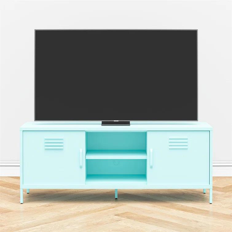 Cache Metal Locker-Style TV Stand for TVs up to 65"