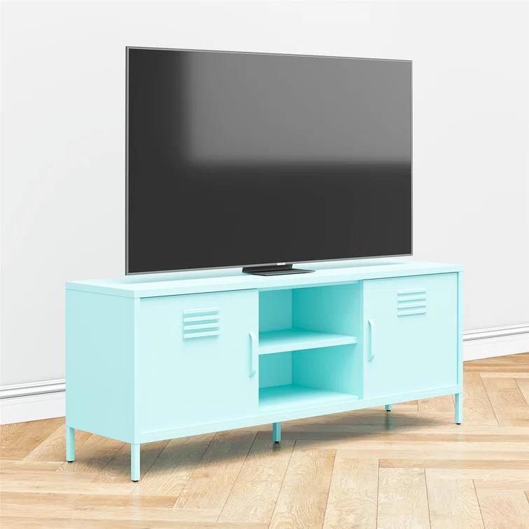 Cache Metal Locker-Style TV Stand for TVs up to 65"