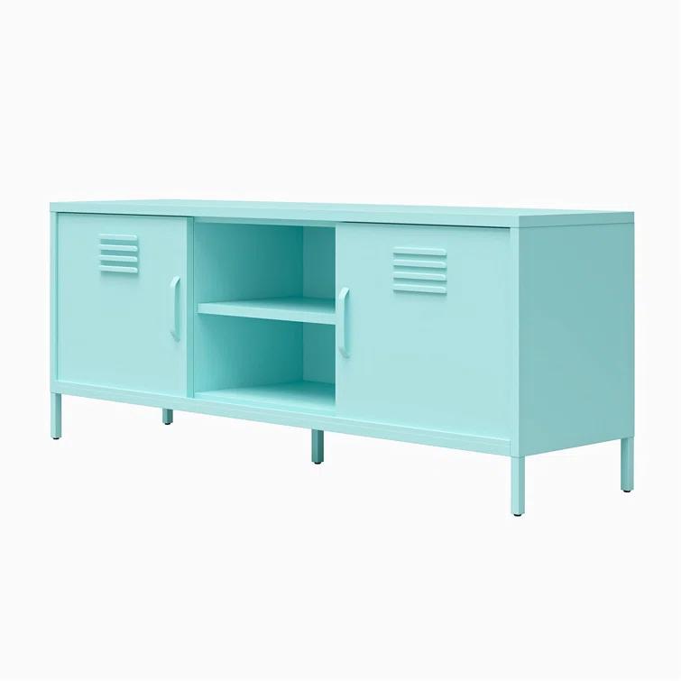 Cache Metal Locker-Style TV Stand for TVs up to 65"