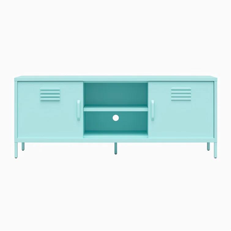 Cache Metal Locker-Style TV Stand for TVs up to 65"