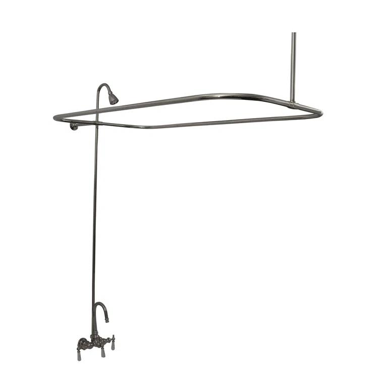 67'' x 29.5'' Freestanding Soaking Acrylic Bathtub with Faucet