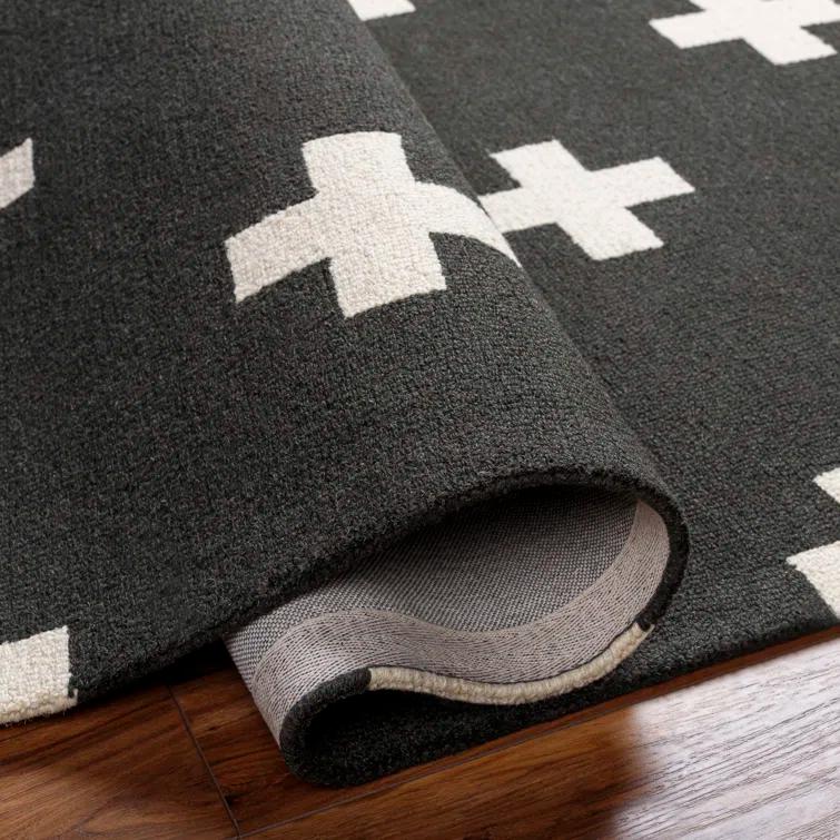 Cavan Hand Tufted Wool Black Rug