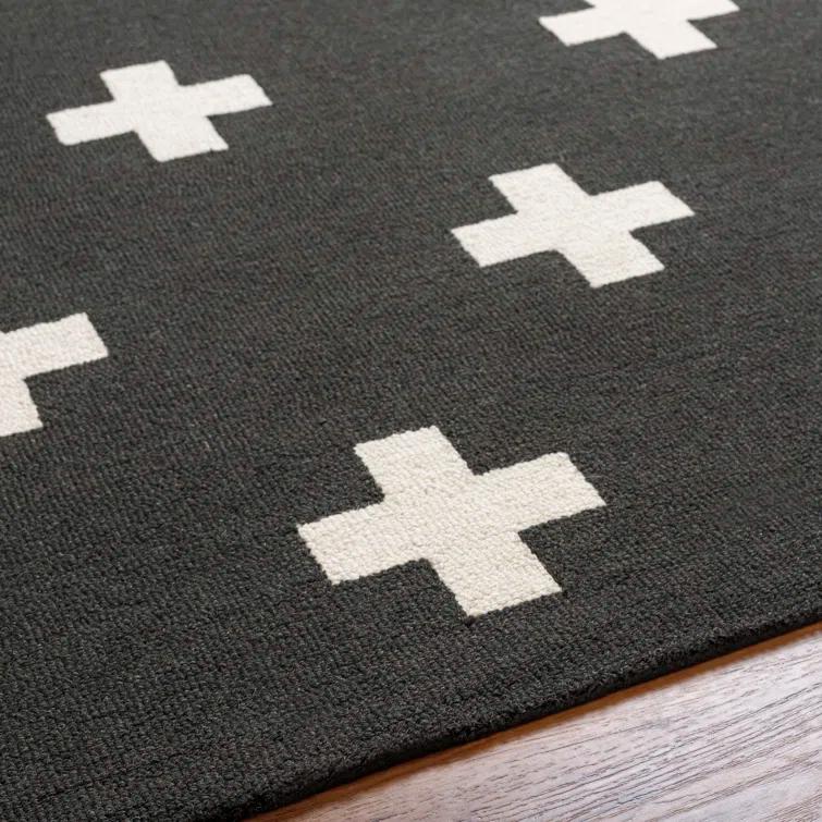 Cavan Hand Tufted Wool Black Rug