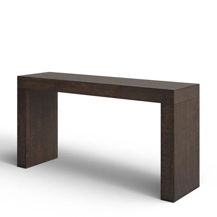 Adams Console Table Rustic Brown