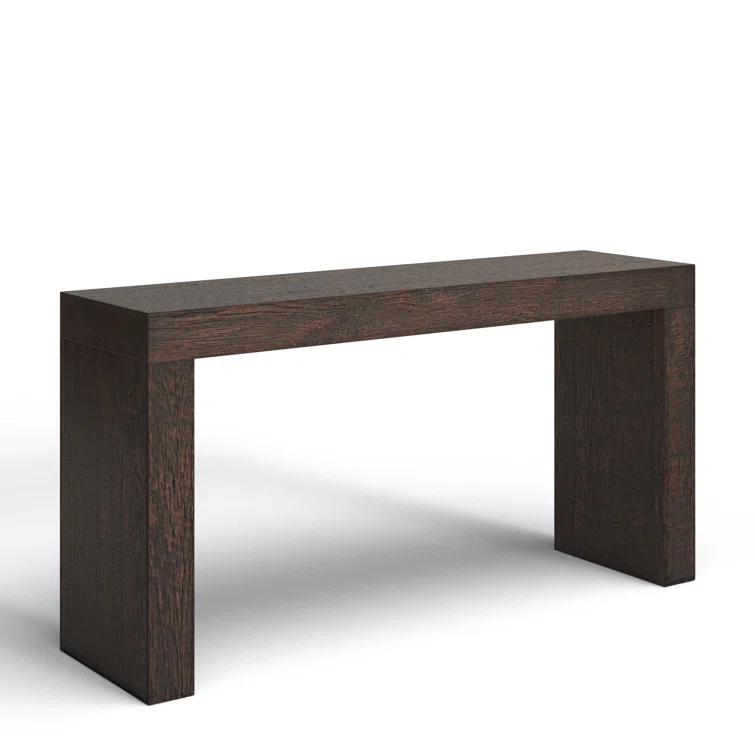 Adams Console Table Rustic Brown