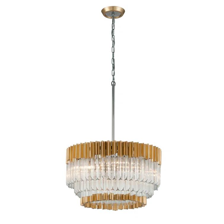 Charisma 10-Light Shaded Tiered Chandelier