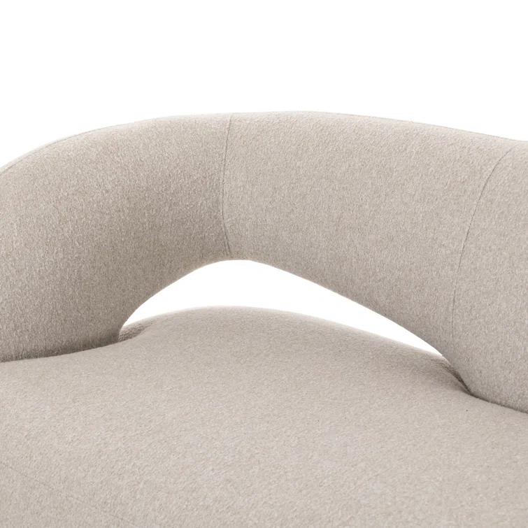 Crete Pebble Fabric Pillow-top Arm Sofa