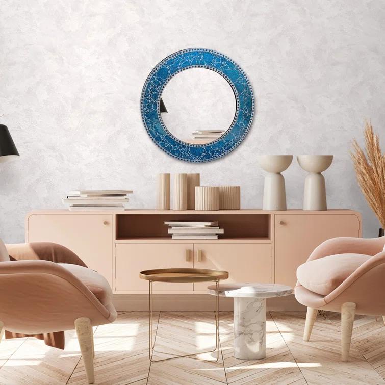 World Menagerie Cobberas Round Wall Mirror