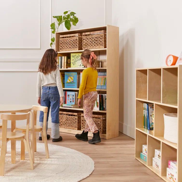 ECR4Kids ECR4Kids Classic Bookcase, 60in, Adjustable Shelves