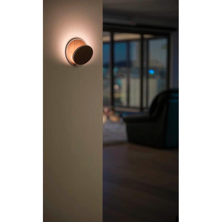 Gravy Single Light Dimmable LED Flush Mounted Sconce