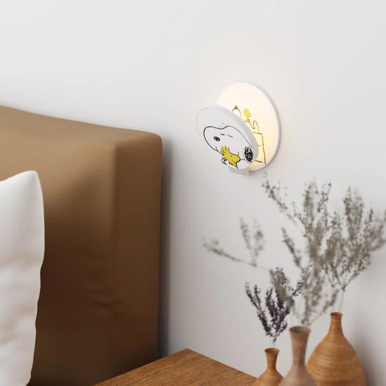 Gravy Single Light Dimmable LED Flush Mounted Sconce