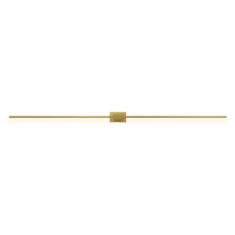 Gold Dimmable LED Vanity Wall Sconce