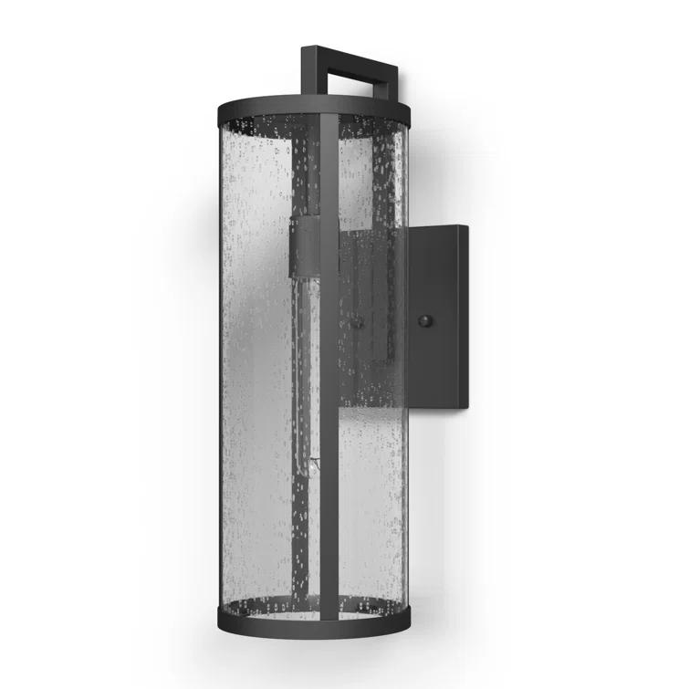 Iriye Single Light Cylinder Outdoor Aluminum Wall Light