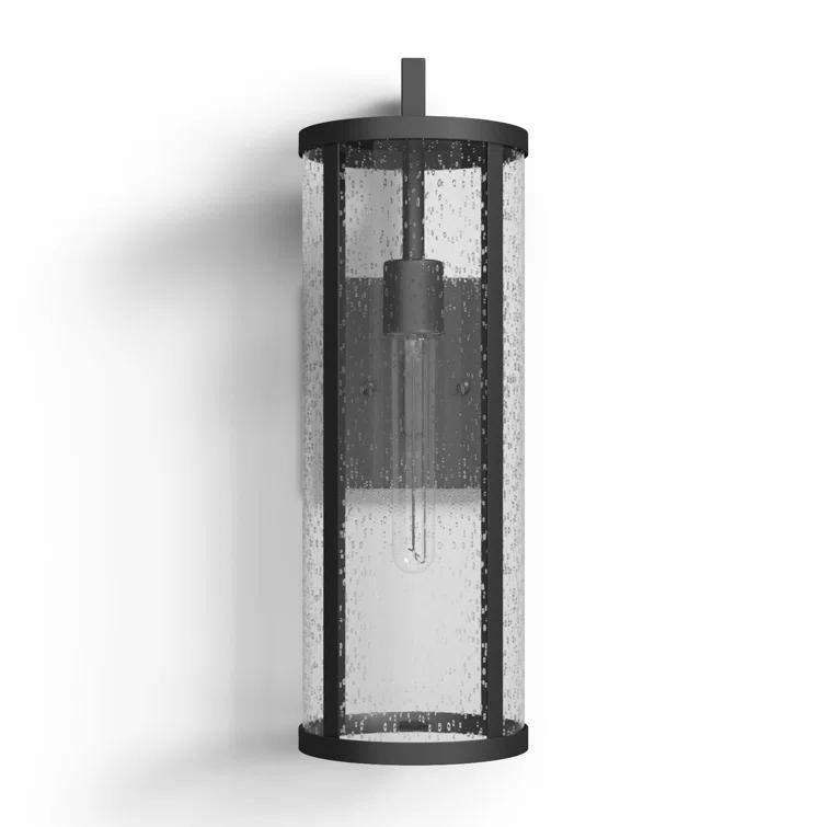 Iriye Single Light Cylinder Outdoor Aluminum Wall Light