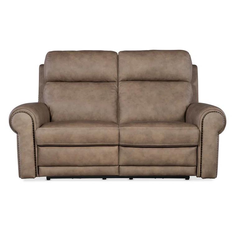 Hooker Furniture SS 66'' Leather Power Reclining Loveseat