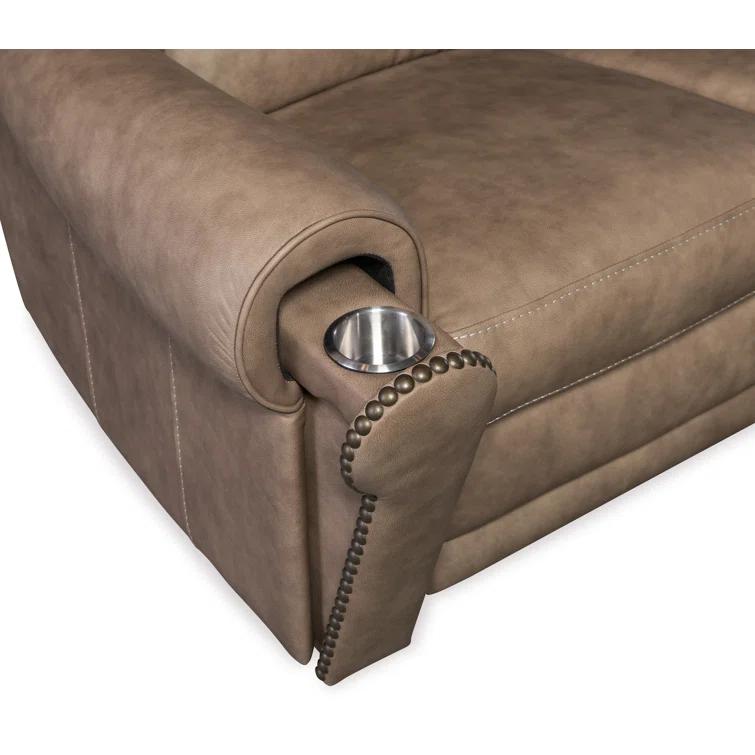 Hooker Furniture SS 66'' Leather Power Reclining Loveseat