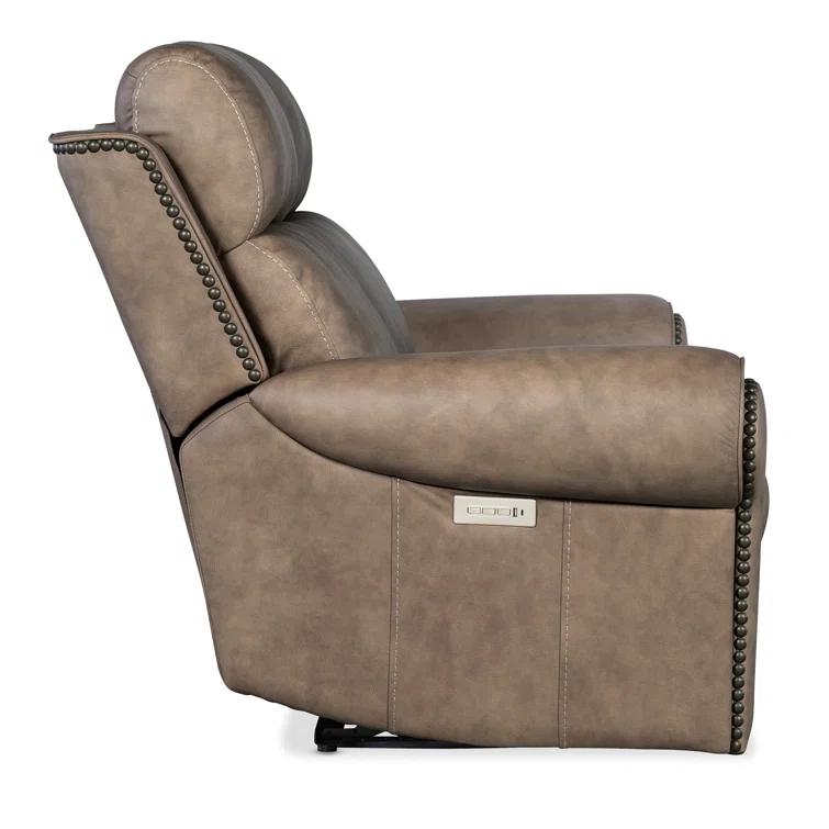 Hooker Furniture SS 66'' Leather Power Reclining Loveseat