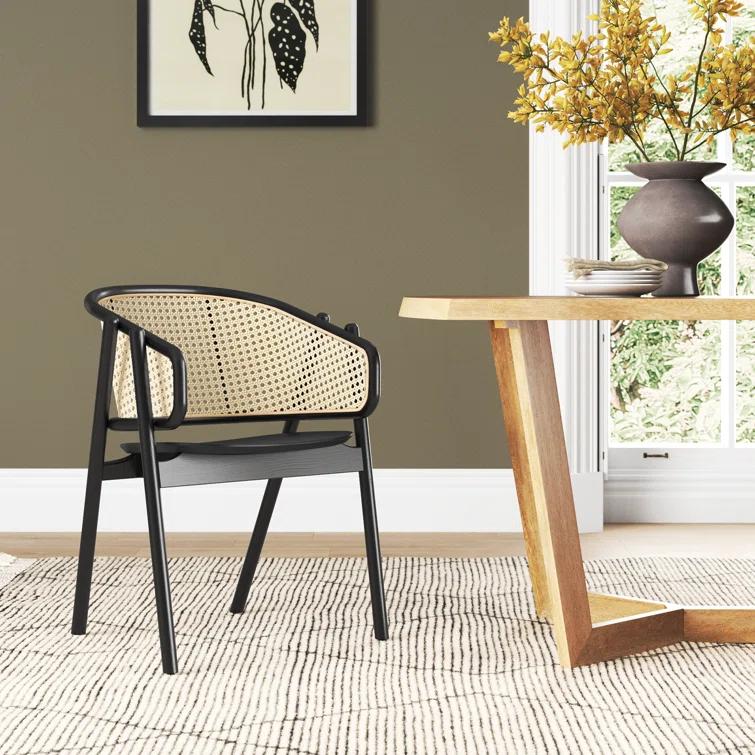 Caraline Rattan Back Dining Chair