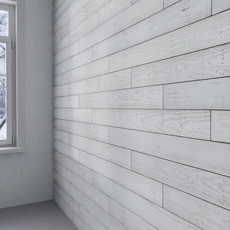 Thermo-Treated 1/4 in. x 5 in. x 4 ft. Barn Wood Wall Planks (10 sq. ft. 6-Pack)