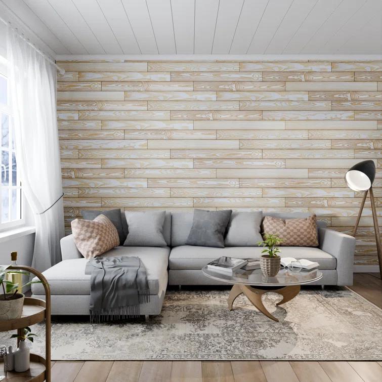 Thermo-Treated 1/4 in. x 5 in. x 4 ft. Barn Wood Wall Planks (10 sq. ft. 6-Pack)