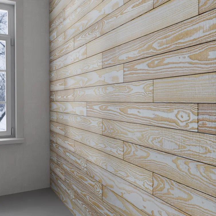 Thermo-Treated 1/4 in. x 5 in. x 4 ft. Barn Wood Wall Planks (10 sq. ft. 6-Pack)
