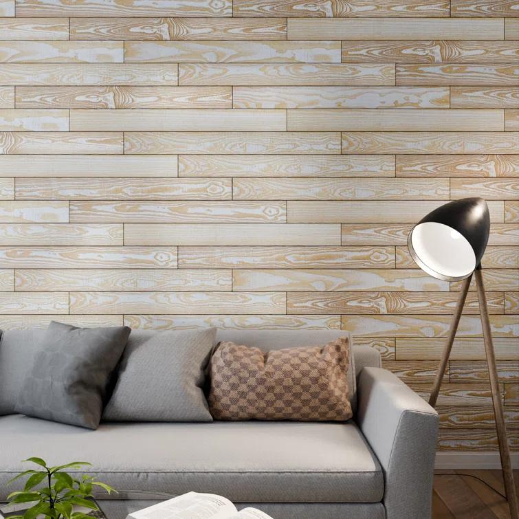 Thermo-Treated 1/4 in. x 5 in. x 4 ft. Barn Wood Wall Planks (10 sq. ft. 6-Pack)