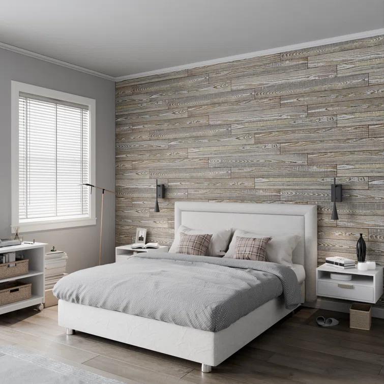 Thermo-Treated 1/4 in. x 5 in. x 4 ft. Barn Wood Wall Planks (10 sq. ft. 6-Pack)