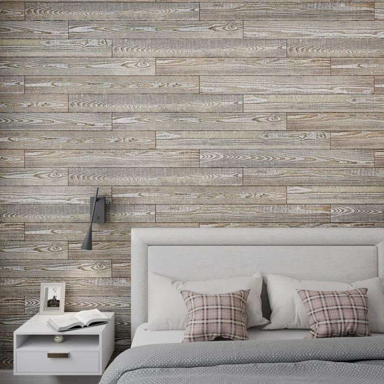 Thermo-Treated 1/4 in. x 5 in. x 4 ft. Barn Wood Wall Planks (10 sq. ft. 6-Pack)