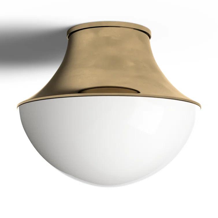 Randi Flush Mount Light - Brass