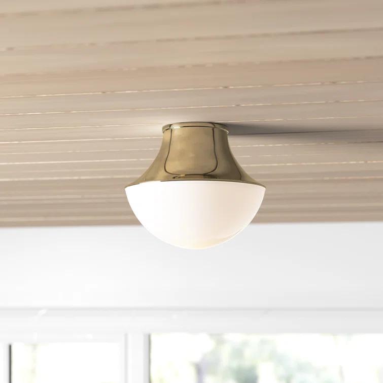 Randi Flush Mount Light - Brass