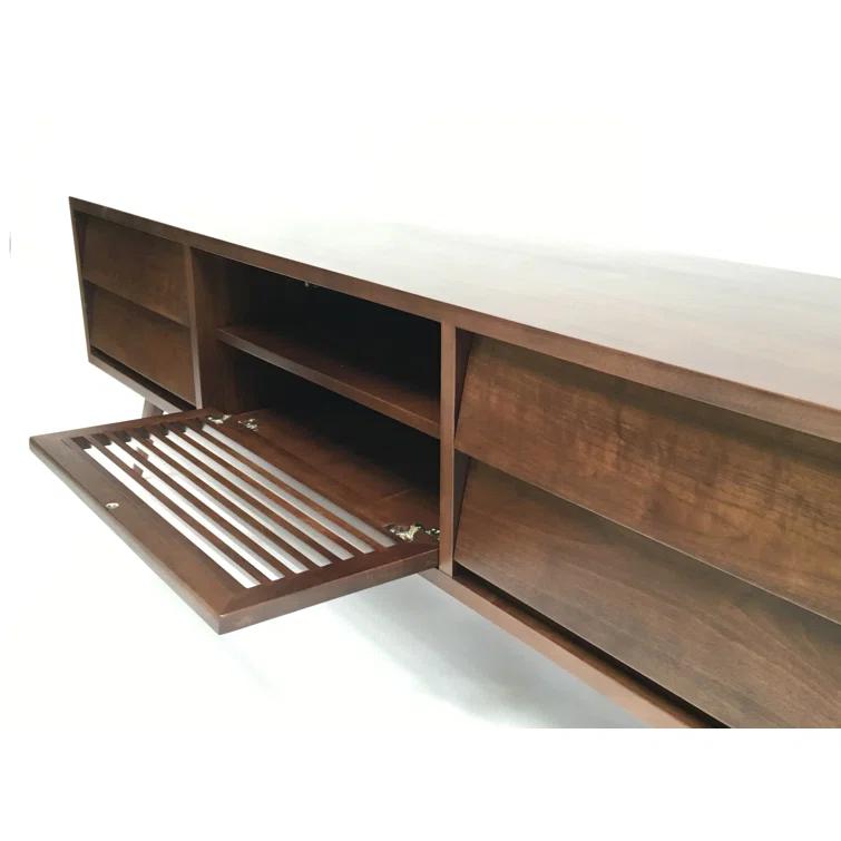 Virgo Solid Wood TV Stand for TVs up to 78"