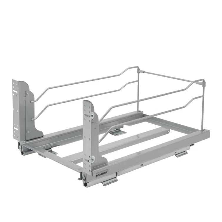 Rev-A-Shelf Double Pull Out Trash Can 35 Qt with Soft-Close