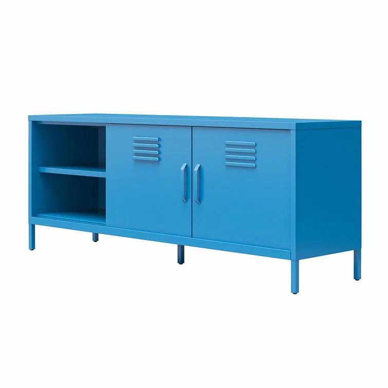 Cache Metal Locker-Style TV Stand for TVs up to 65"