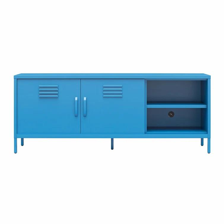 Cache Metal Locker-Style TV Stand for TVs up to 65"