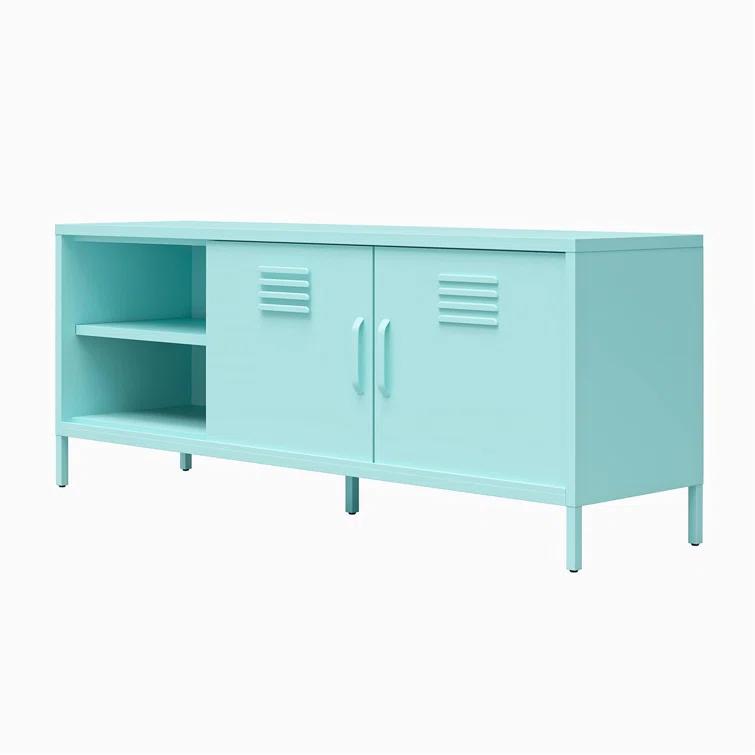 Cache Metal Locker-Style TV Stand for TVs up to 65"