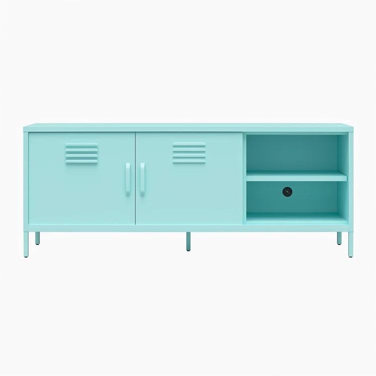 Cache Metal Locker-Style TV Stand for TVs up to 65"
