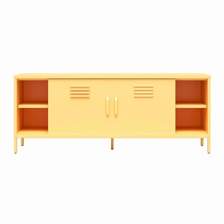 Cache Metal Locker-Style TV Stand for TVs up to 65"