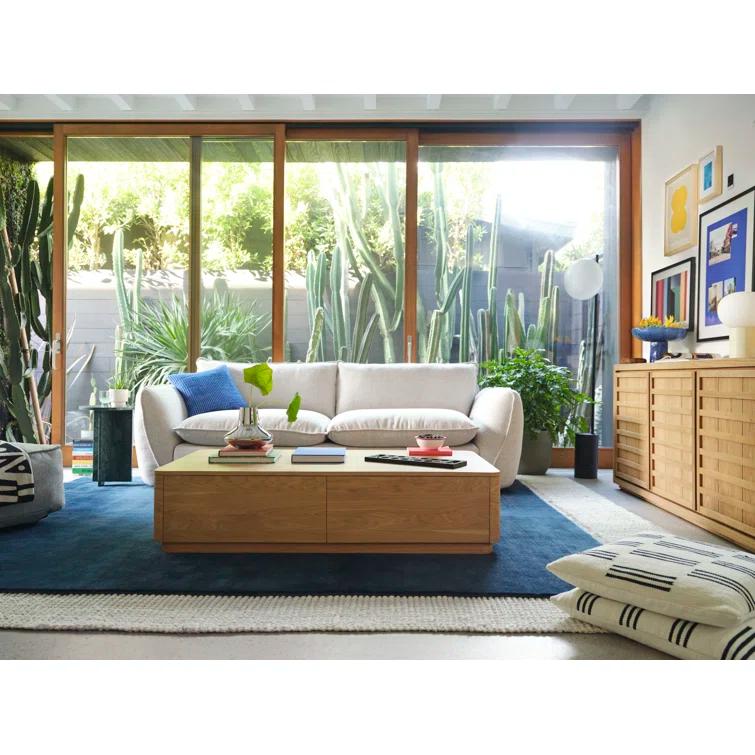 Clio Hand Loomed Wool Midnight Blue Rug