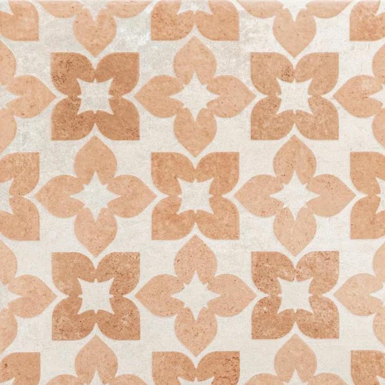 Phlox 8" x 8" Porcelain Patterned Wall & Floor Tile