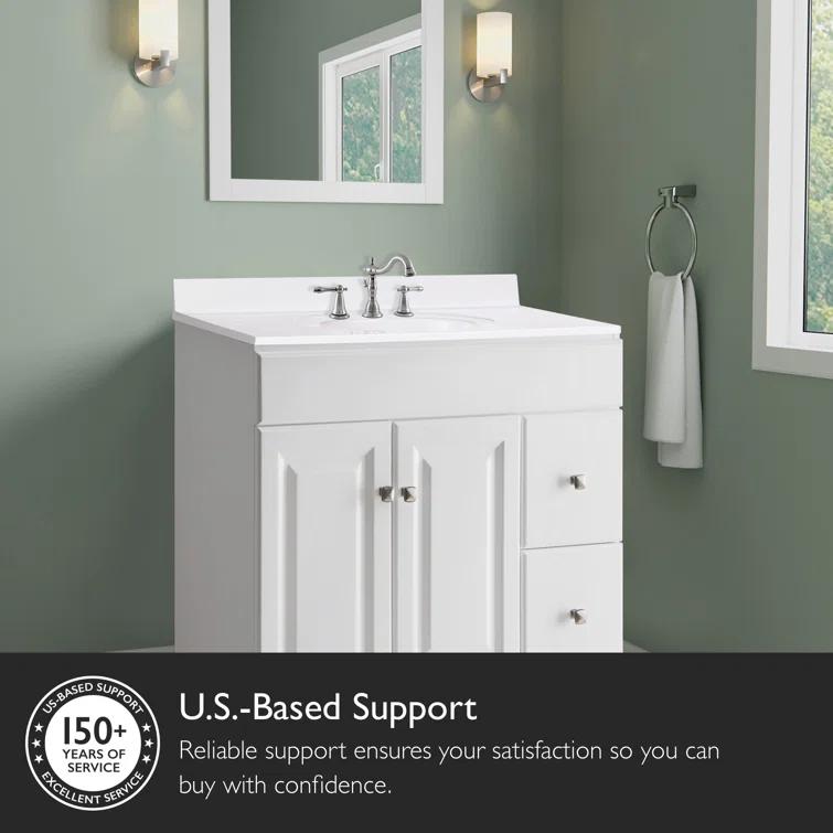 Cultured Marble Vanity Top with Backsplash