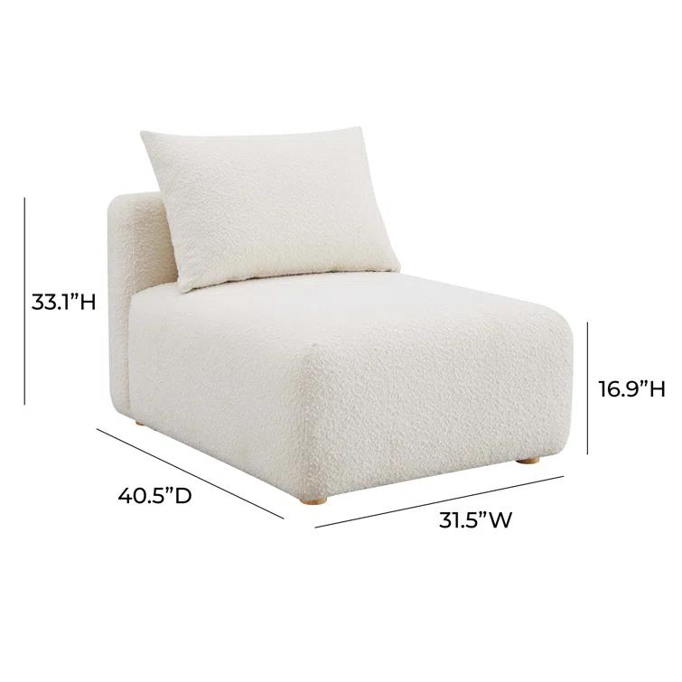 Upholstered Slipper Chair