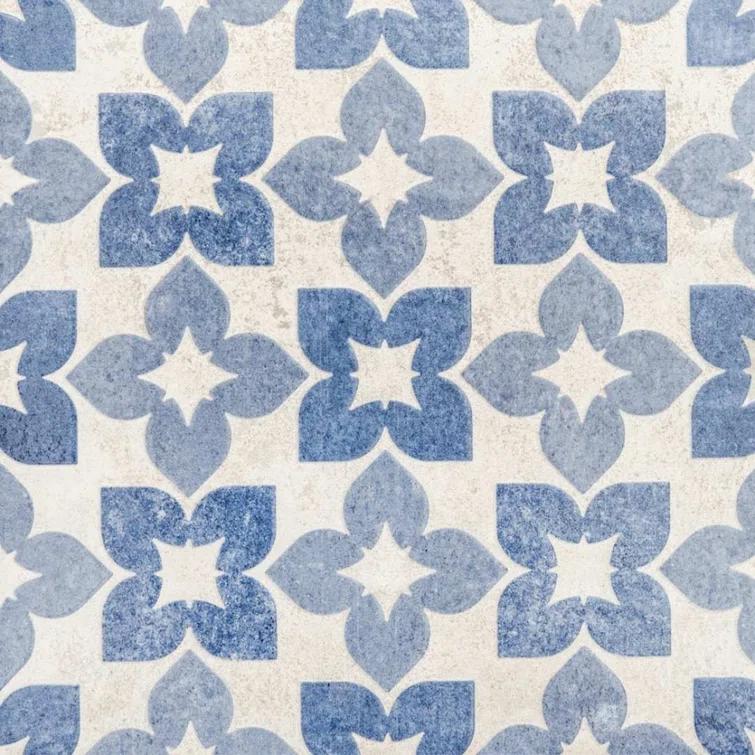 Phlox 8" x 8" Porcelain Patterned Wall & Floor Tile